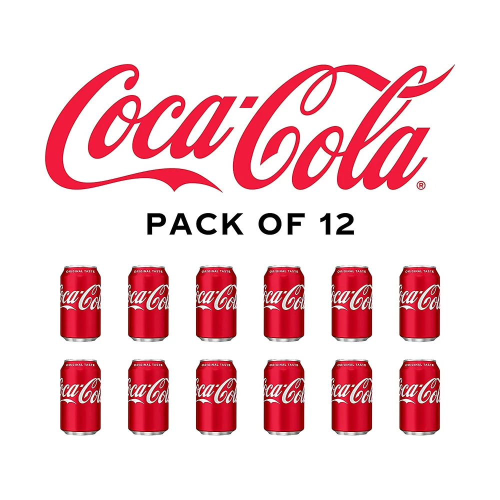 [Local Only] Coca Cola Original Taste 12 Cans , 코카콜라 12fl.oz x 12 - Image 3