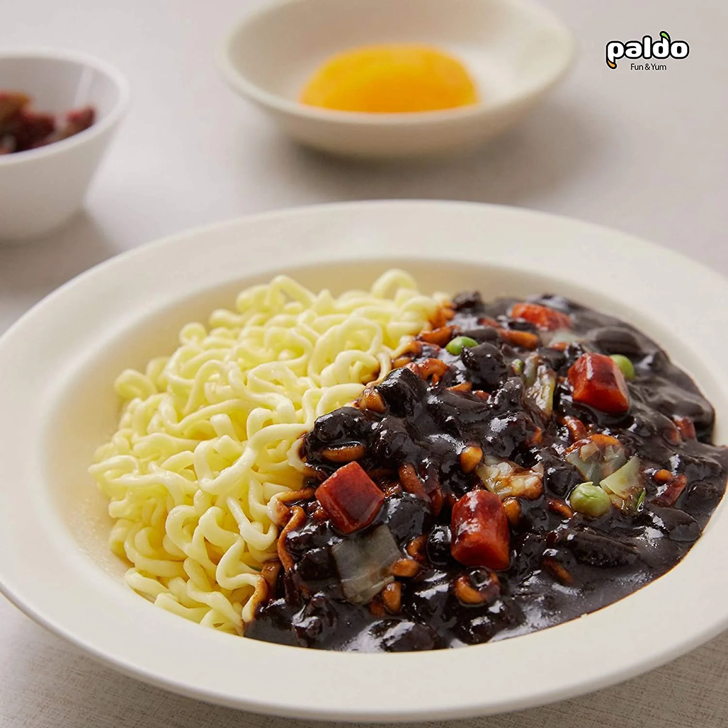 Paldo Jjajangmen Ramyun 7.16oz x 4, 팔도 짜장면 203g x 4 - Image 3