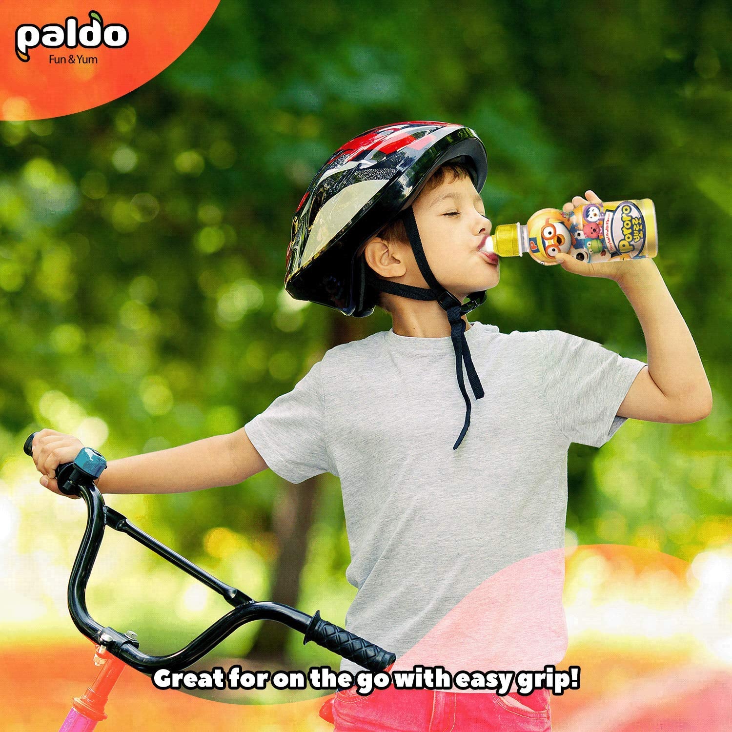 Paldo Pororo Drink Tropical Fruits Flavor 7.95fl.oz, 팔도 뽀로로 드링크 열대과일맛 235ml - Image 3