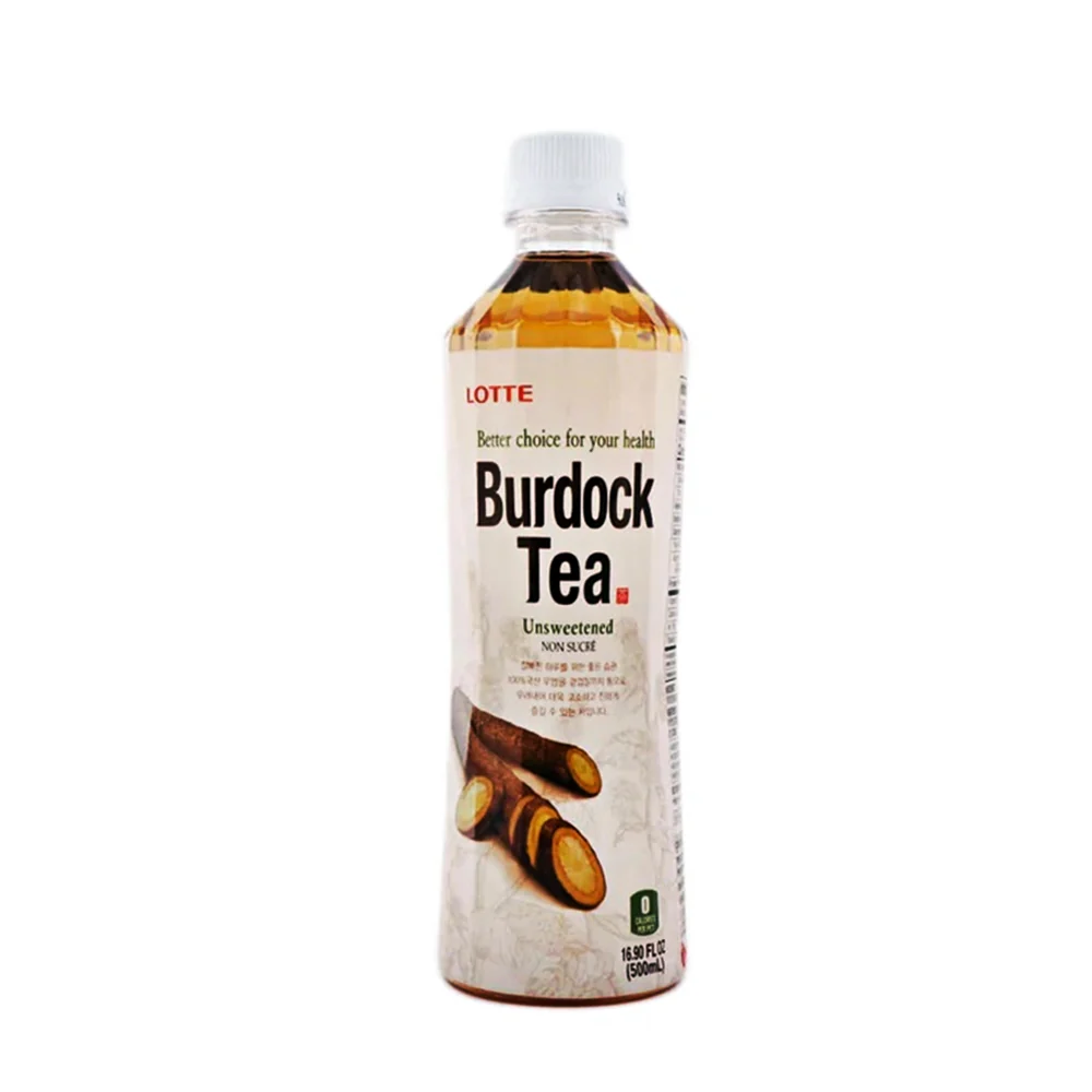 Lotte Burdock Tea 16.9fl.oz, 롯데 초가을 우엉차 500ml - Image 3