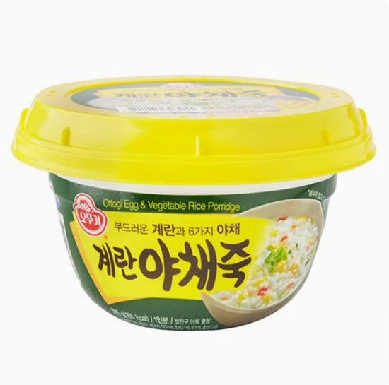 OTTOGI RICE PORRIDGE W EGG VEGETABLE 285g, 오뚜기 계란 야채죽 285g