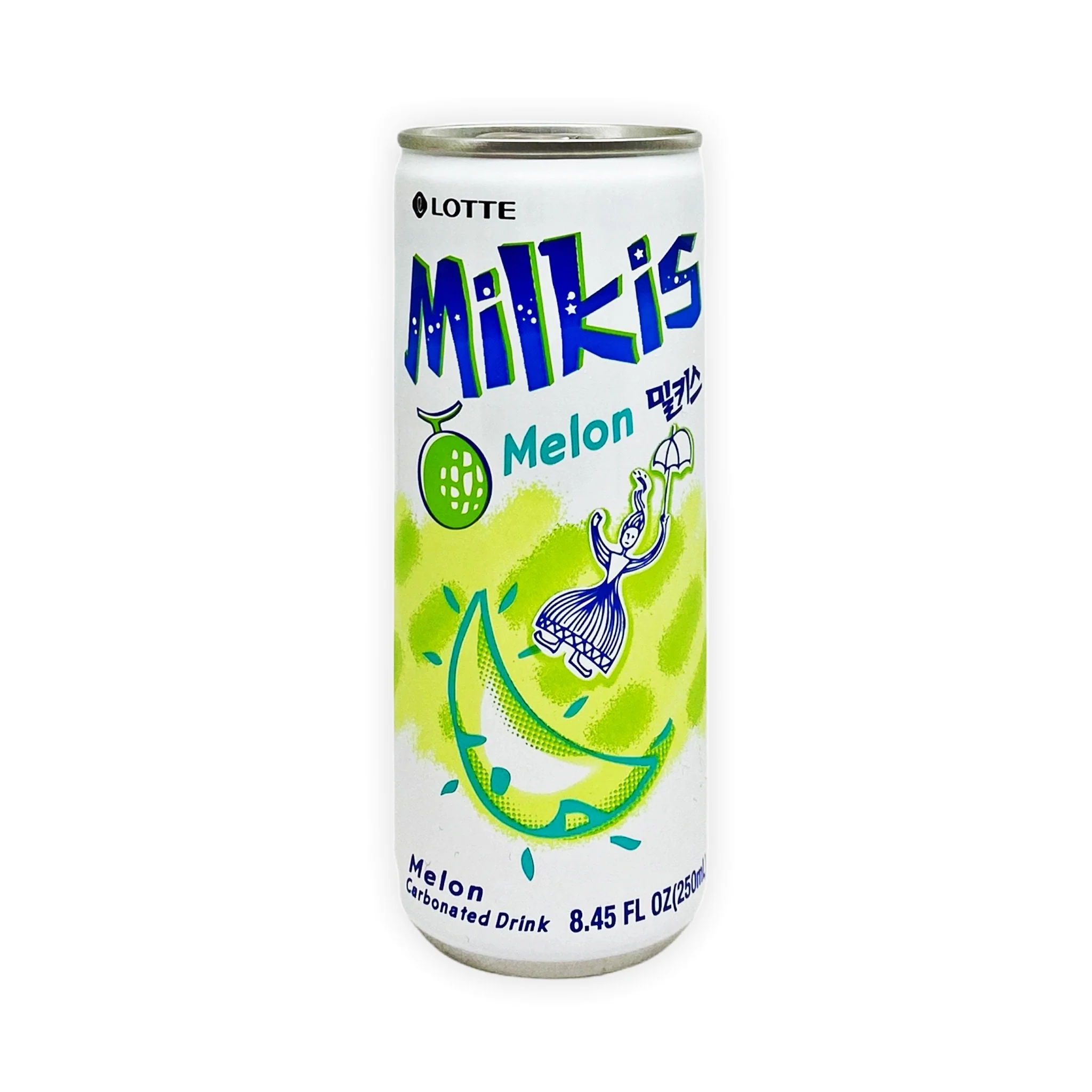 Lotte Milkis Melon 8.45fl.oz x 6, 롯데 밀키스 멜론 250ml x 6 - Image 2