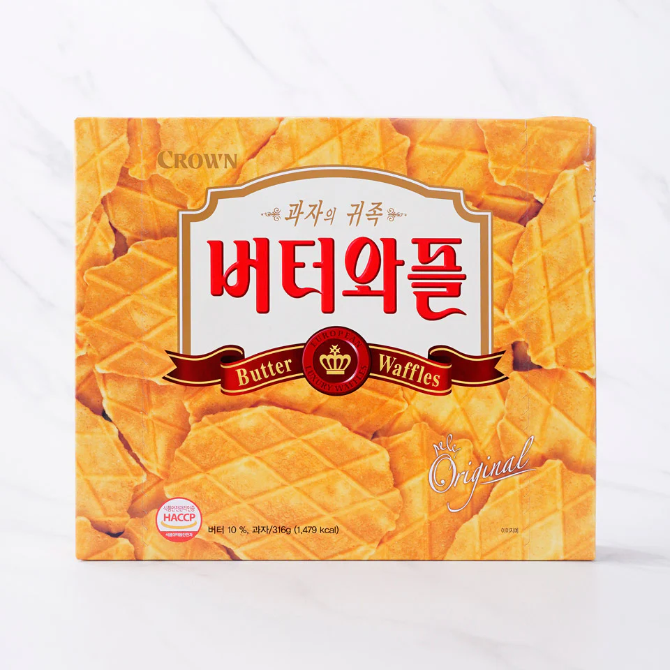 Crown Butter Waffles 316g, 크라운 버터와플 316g