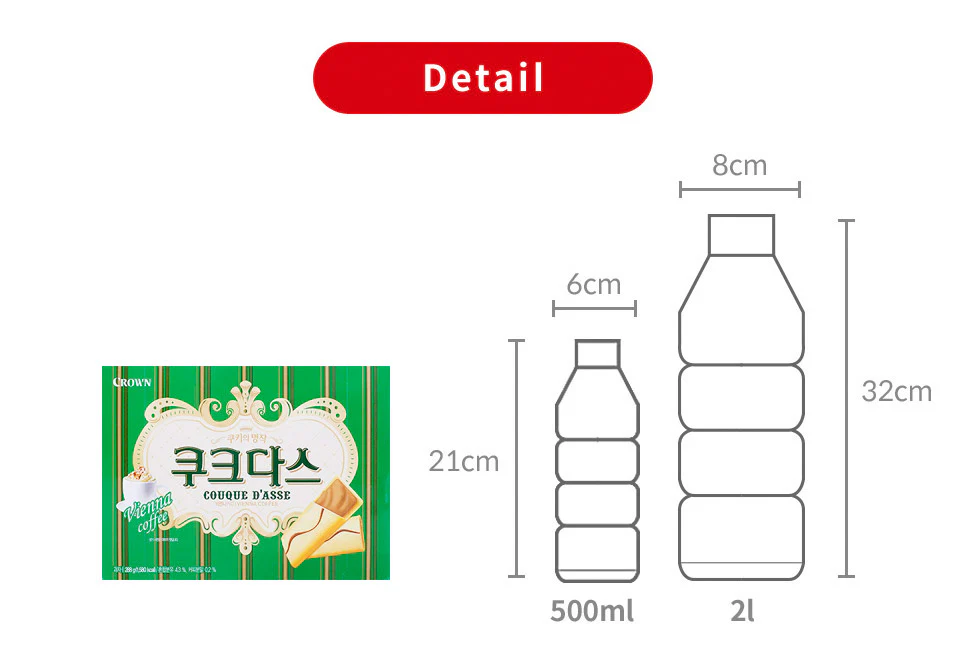 Crown Couque D'Asse Vienna Coffee 10.16oz, 크라운 쿠크다스 커피 288g - Image 5