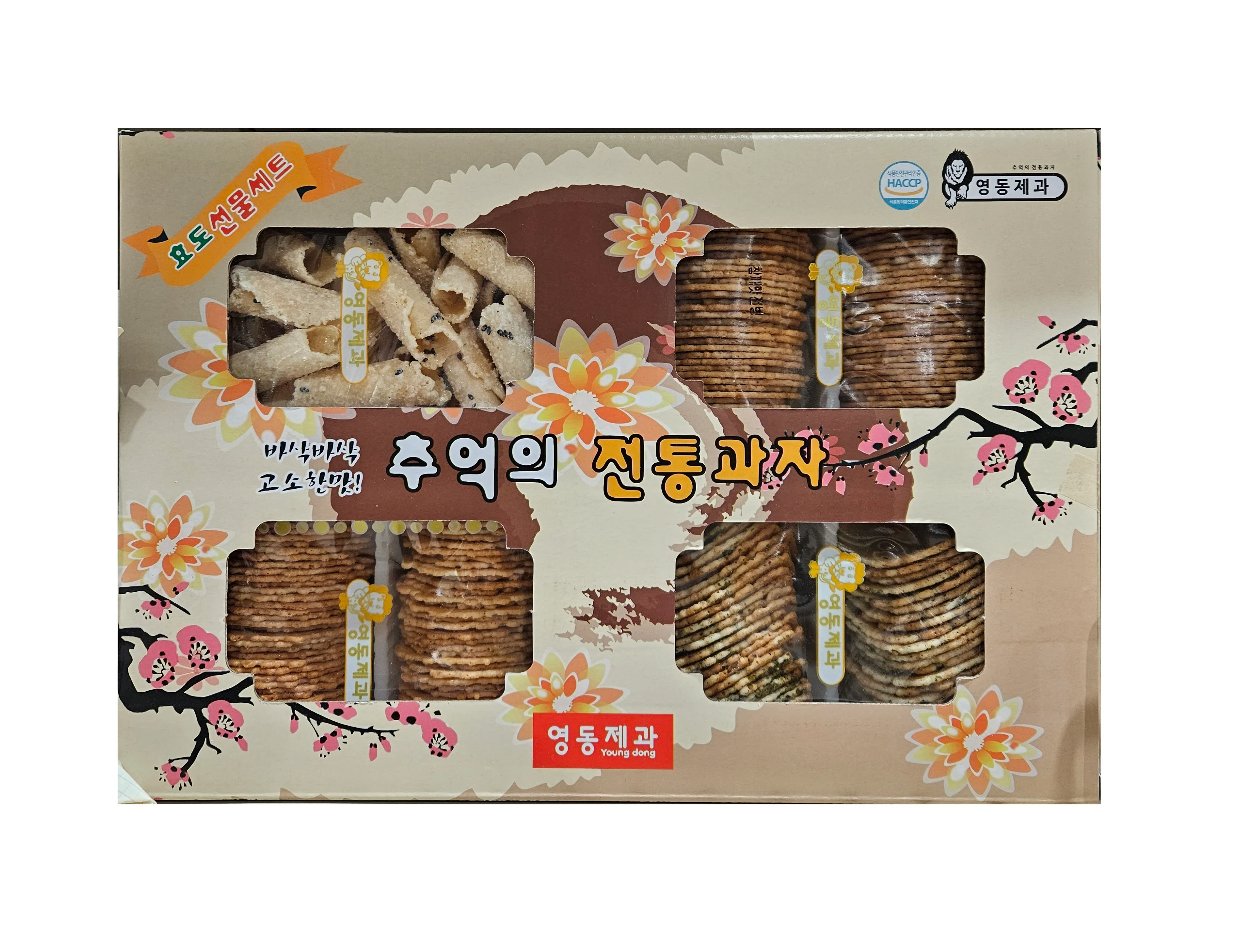 YD WINDOW JUNBYUNG SNACK 8.5pk, 영동제과 추억의 전통 과자 8.5pk