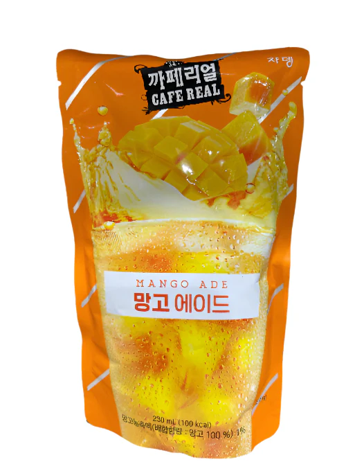 CAFE REAL MANGO ADE,까페리얼 망고 에이드230ml