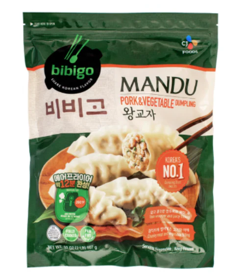 [Local Only] CJ BIBIGO MANDU PORKVEGE 32oz , CJ 비비고 돼지고기 왕교자  32oz