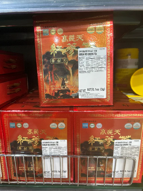 KOREAN RED GINSENG TEA 50P , 홍삼차  3g X 50