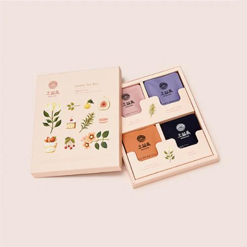 LOVELY TEA GIFT BOX_12PCS , 오설록 러블리 티박스 4종 선물용  4PK