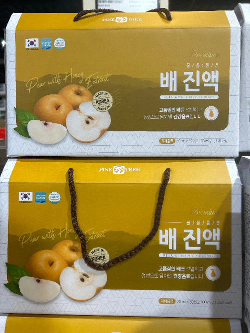 PEAR WITH HONEY EXTRACT , 파인트리 배진액  70mlX30pk