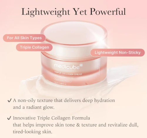 TRIPLE COLLAGEN CREAM , 메디큐브 트리플 콜라겐 크림 4.0 (50ml) - Image 3